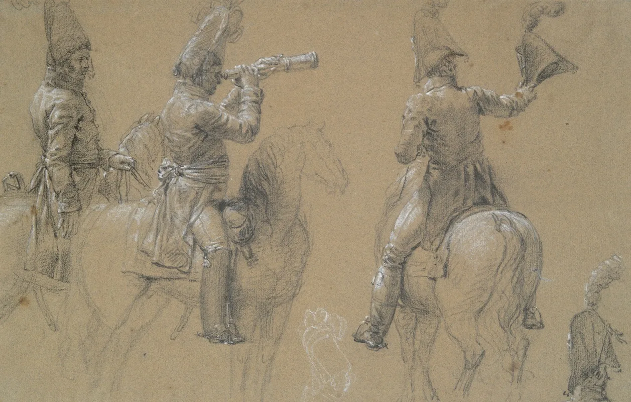 Circle of Jean Louis Ernest Meissonier
