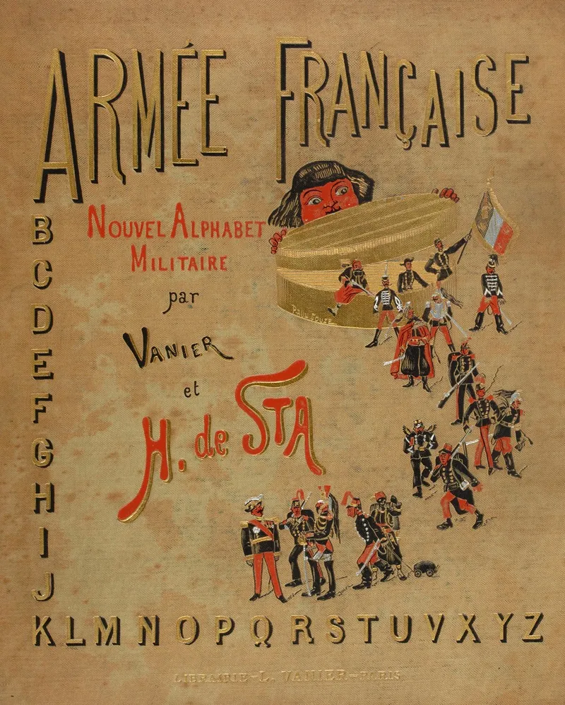 0 Armee Francaise Nouvel Alphabet Militaire Cover Wall Art by Henri de Sta - High-Resolution Digital Print