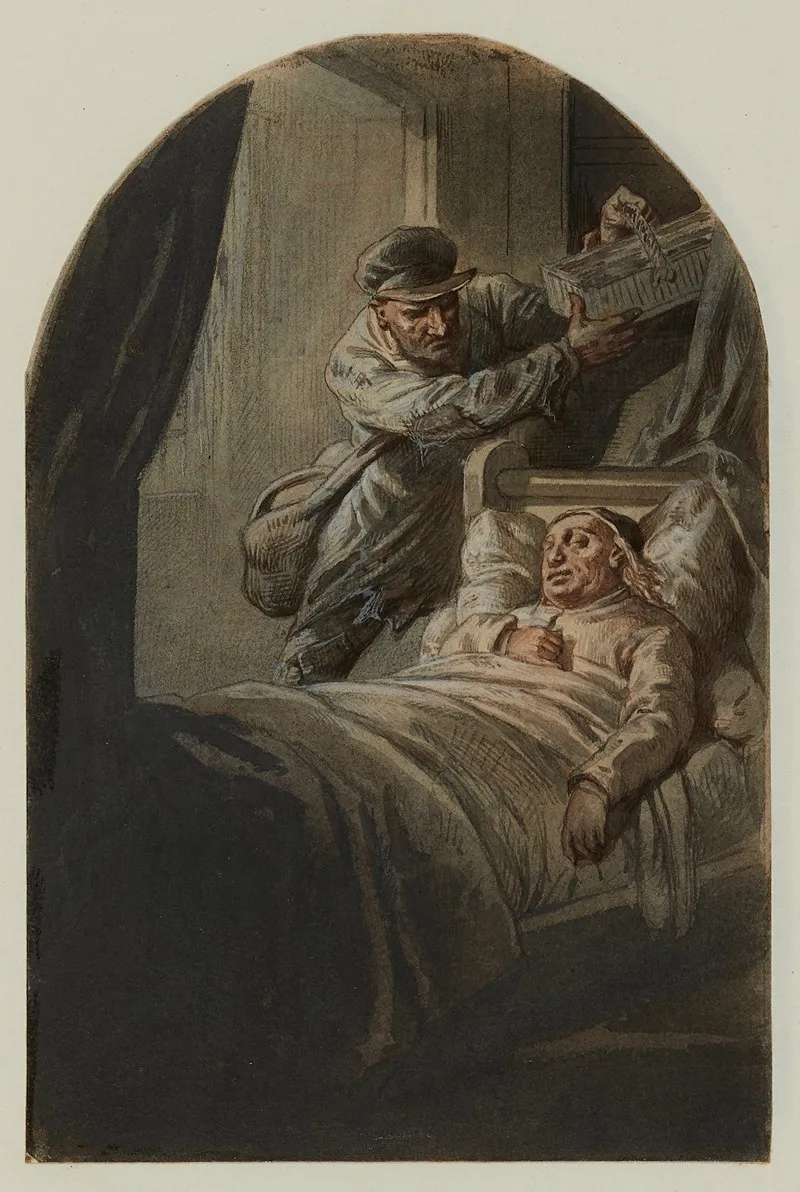 1 Le Vol De Largenterie Ce Quil Fait Wall Art by Horace Castelli - High-Resolution Digital Print