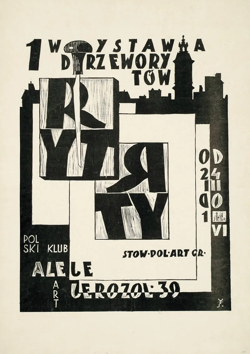 1 Wystawa Drzeworytow Ryt Od 24 Iii Do 1 Vi