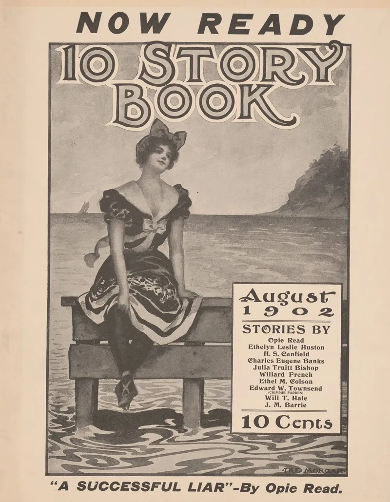 10 Story Book August Wall Art by Ike Morgan - High-Resolution Digital Print