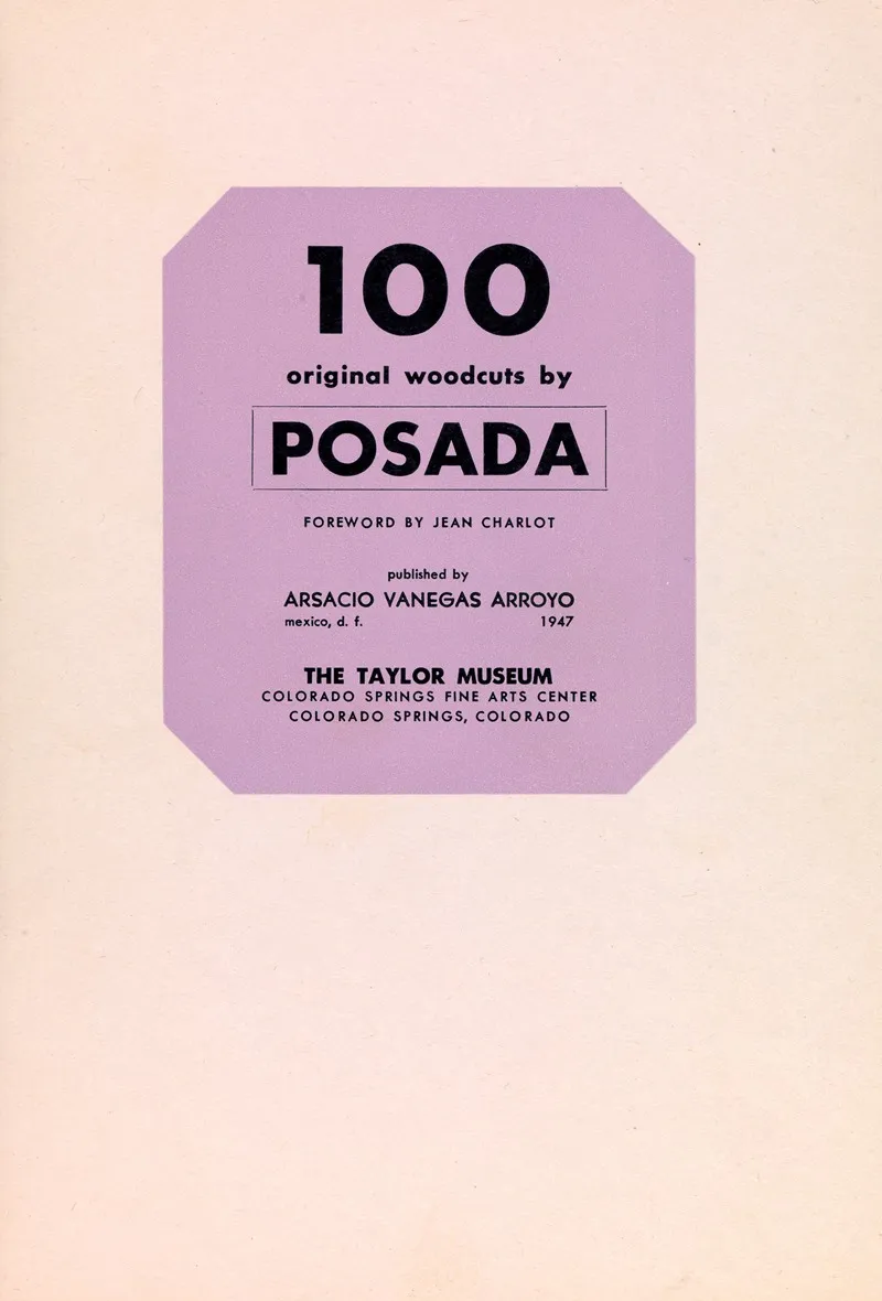 100 Woodcuts By Posada