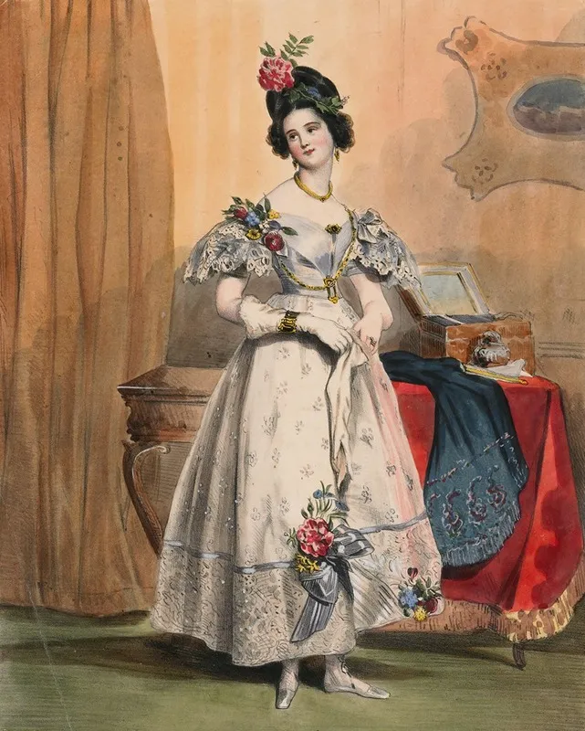 11 Heures Du Soir Portrait From Les Dix Huit Heures Dune Parisienne