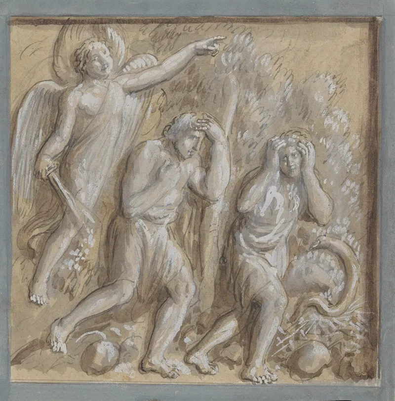 13 Drawings After Bas Reliefs At Florence Pl 08 Wall Art by Ogden Nicholas Rood - High-Resolution Digital Print