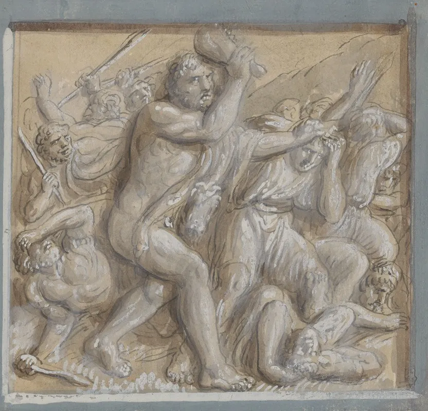 13 Drawings After Bas Reliefs At Florence Pl 10 Wall Art by Ogden Nicholas Rood - High-Resolution Digital Print