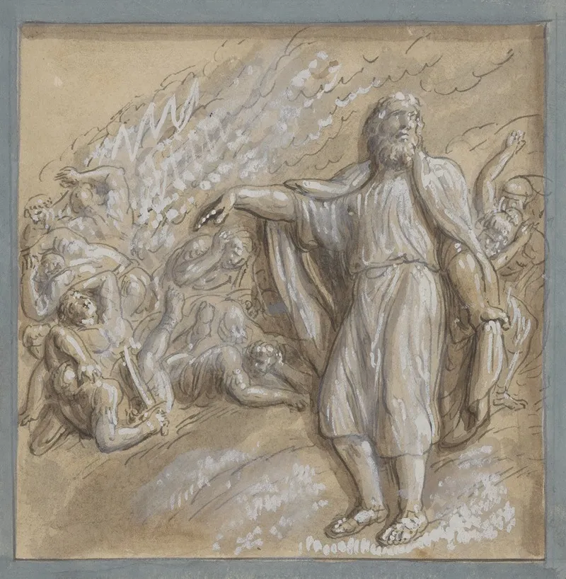 13 Drawings After Bas Reliefs At Florence Pl 12 Wall Art by Ogden Nicholas Rood - High-Resolution Digital Print
