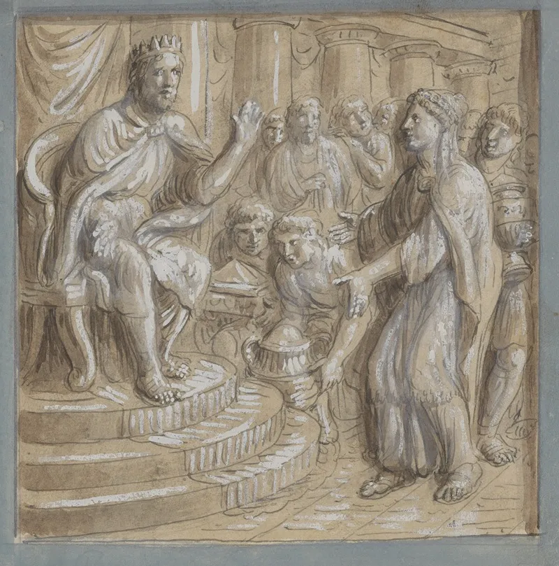 13 Drawings After Bas Reliefs At Florence Pl 13 Wall Art by Ogden Nicholas Rood - High-Resolution Digital Print