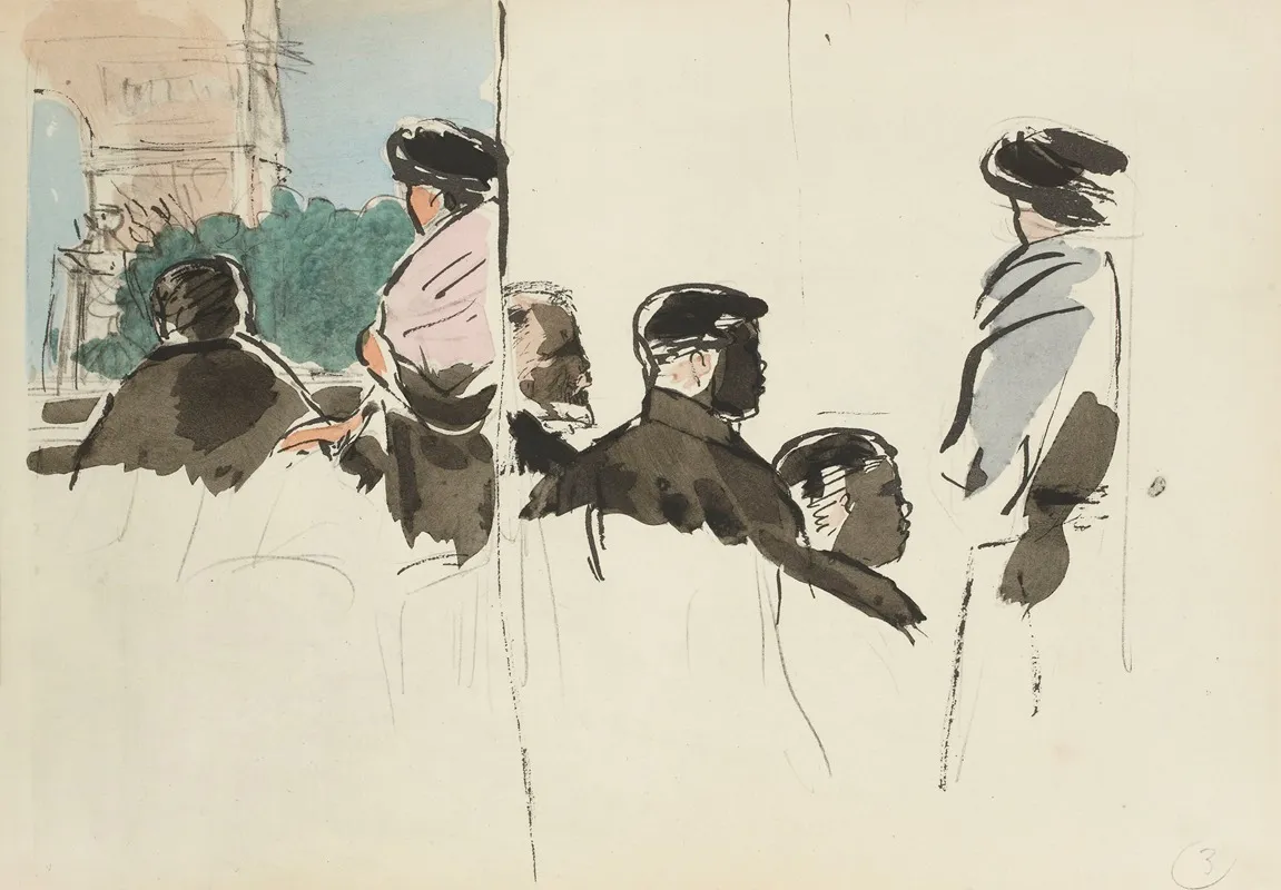 14 Juillet 1919 Place De Letoile Au Coin Des Champs Elysees Cinq Heure Du Matin 2 Wall Art by Paul Goute - High-Resolution Digital Print