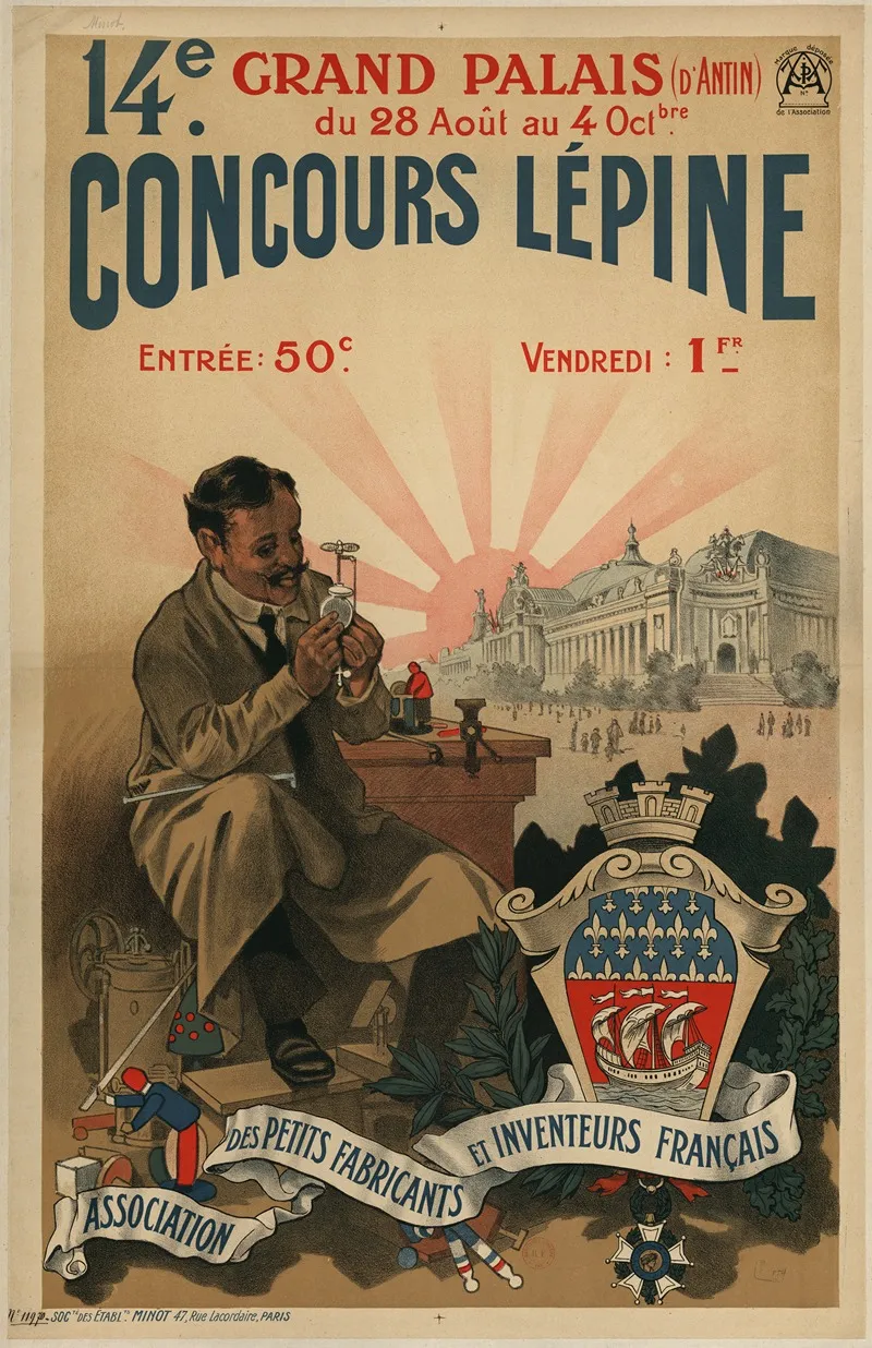14e Concours Lepine Wall Art by Anonymous - High-Resolution Digital Print