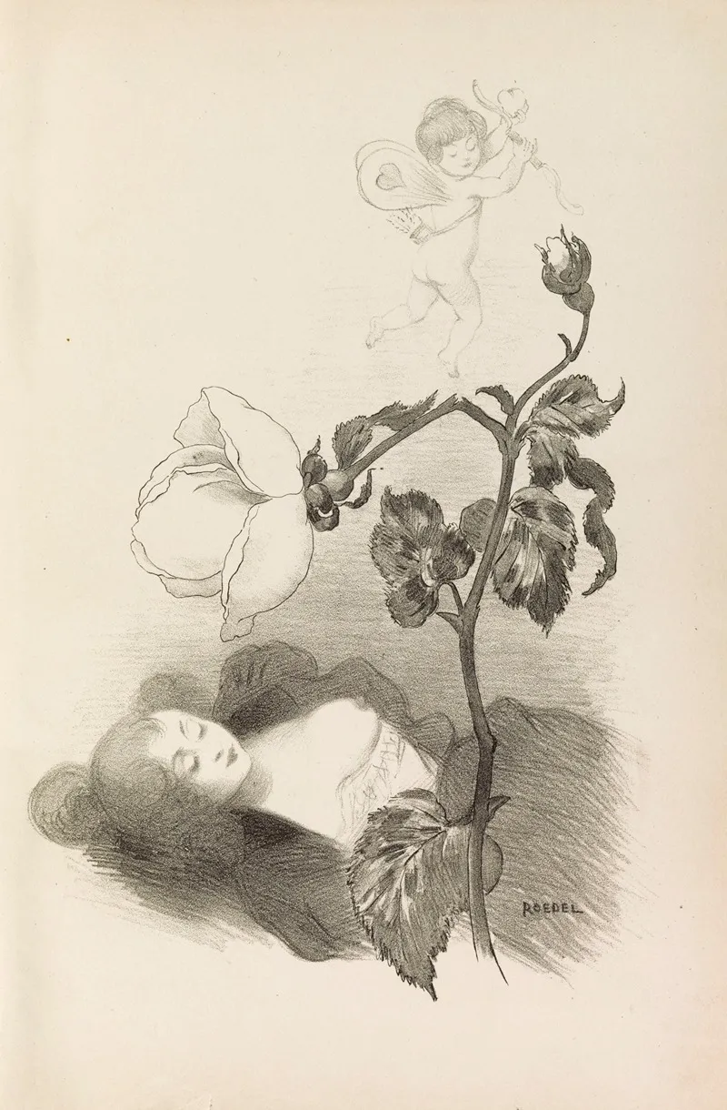 15 Chansons Nouvelles Pl 02 Wall Art by Auguste Roedel - High-Resolution Digital Print
