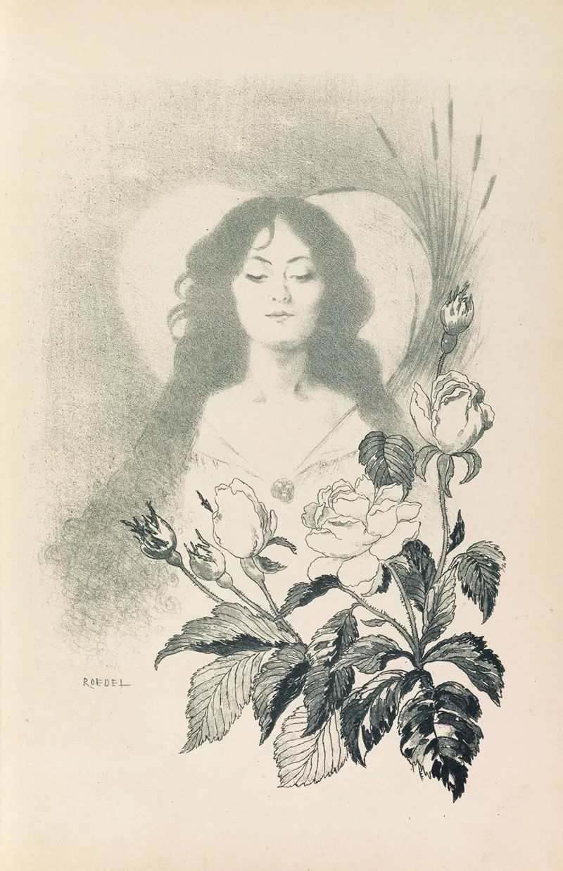15 Chansons Nouvelles Pl 06 Wall Art by Auguste Roedel - High-Resolution Digital Print