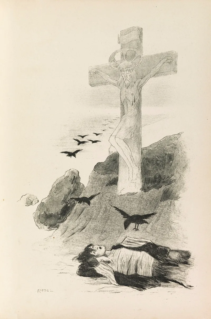 15 Chansons Nouvelles Pl 07 Wall Art by Auguste Roedel - High-Resolution Digital Print