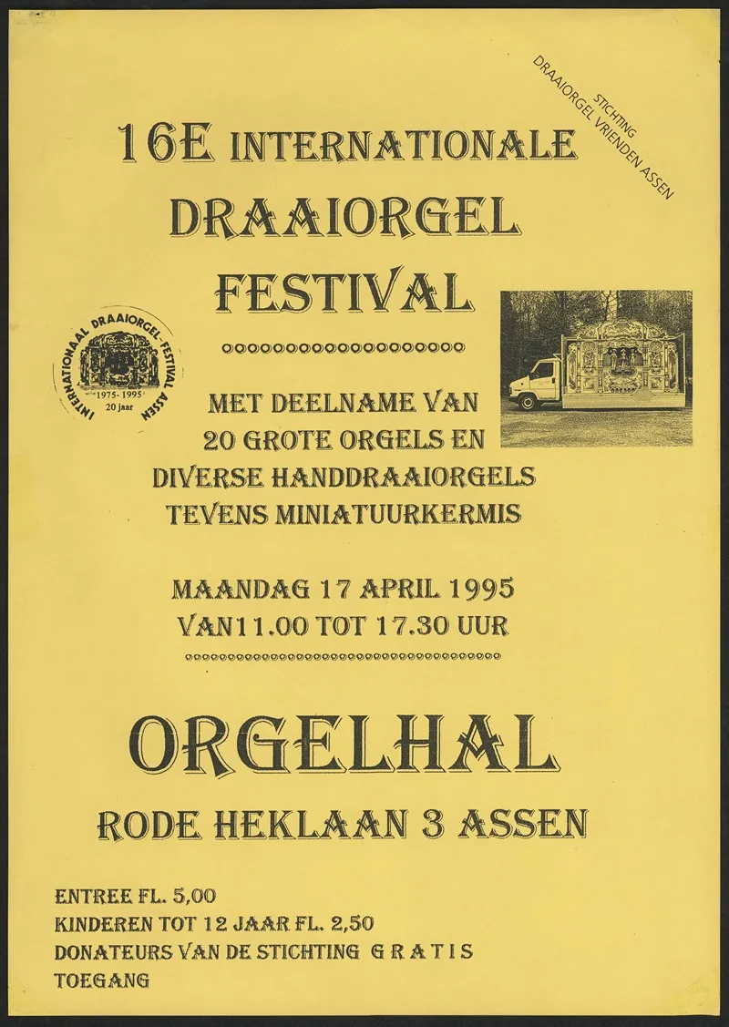 16e Internationale Draaiorgel Festival