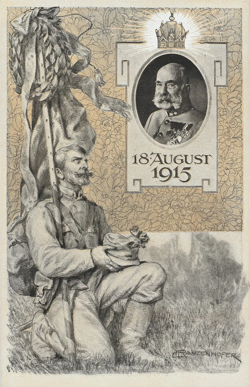 18 August 1915 Wall Art by Emil Ranzenhofer - High-Resolution Digital Print
