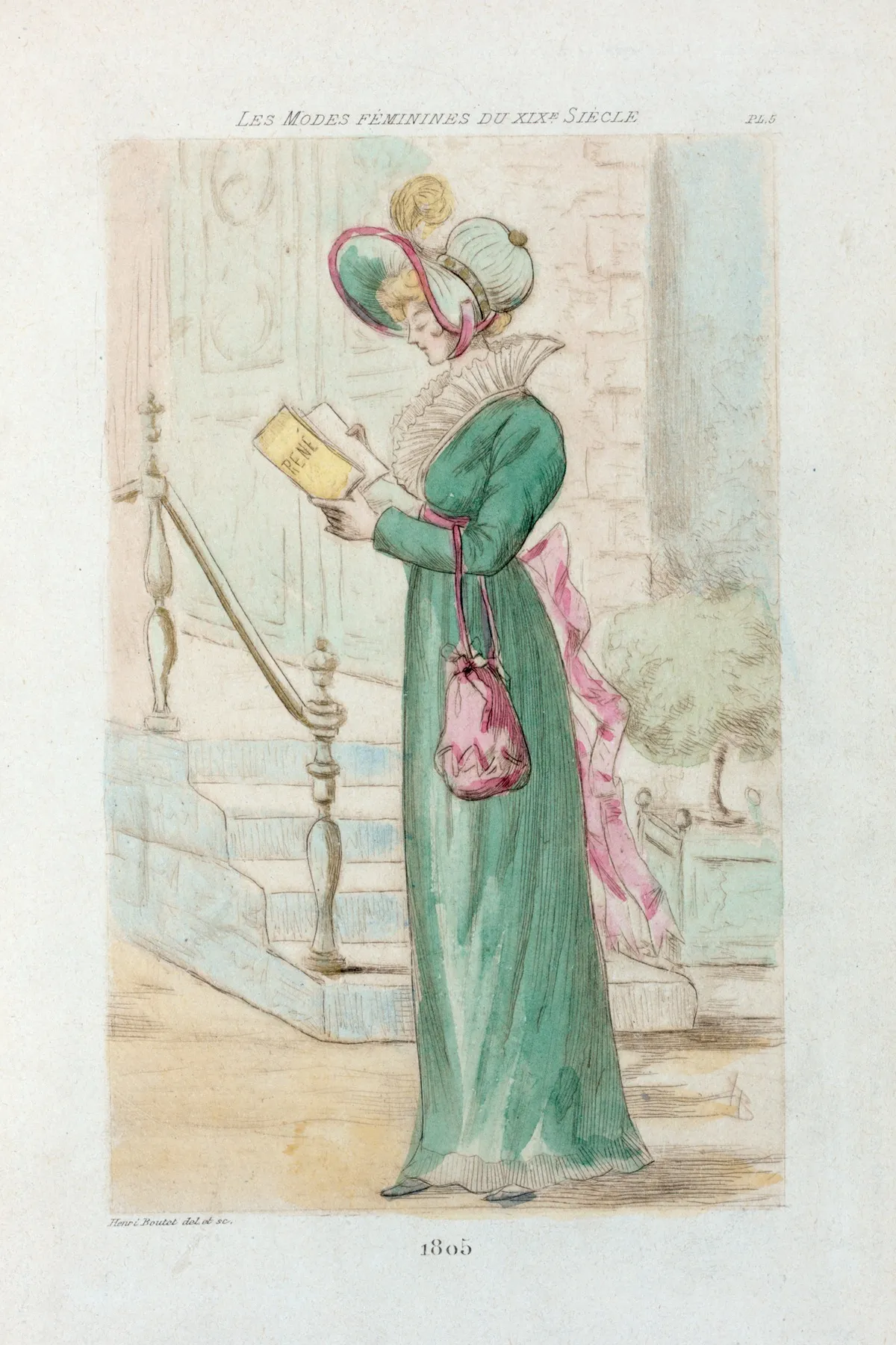 1805 Womens Fashion In Nineteenth Century Paris Wall Art by Henri Boutet - High-Resolution Digital Print
