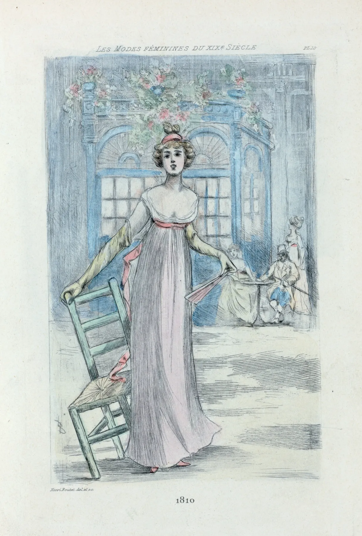 1810 Womens Fashion In Nineteenth Century Paris Wall Art by Henri Boutet - High-Resolution Digital Print