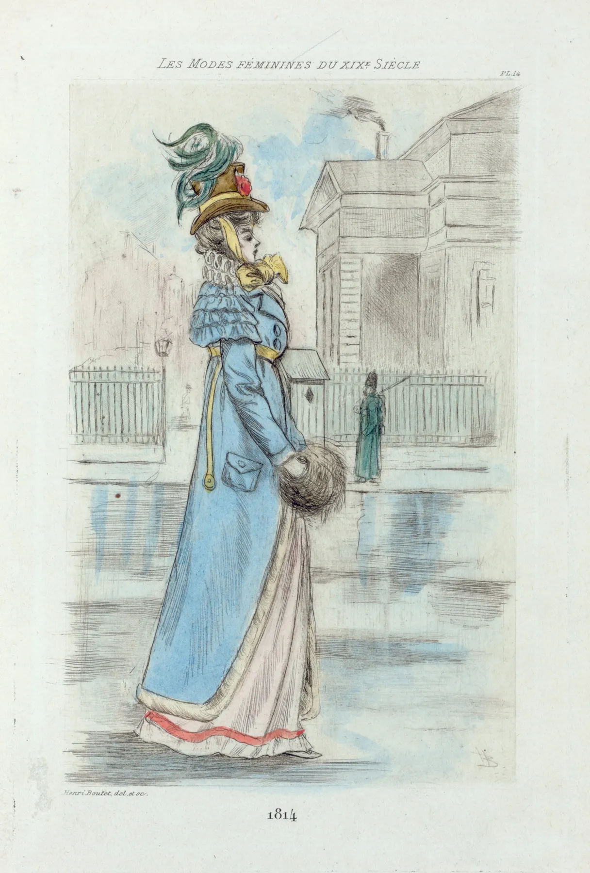 1813 Womens Fashion In Nineteenth Century Paris Wall Art by Henri Boutet - High-Resolution Digital Print