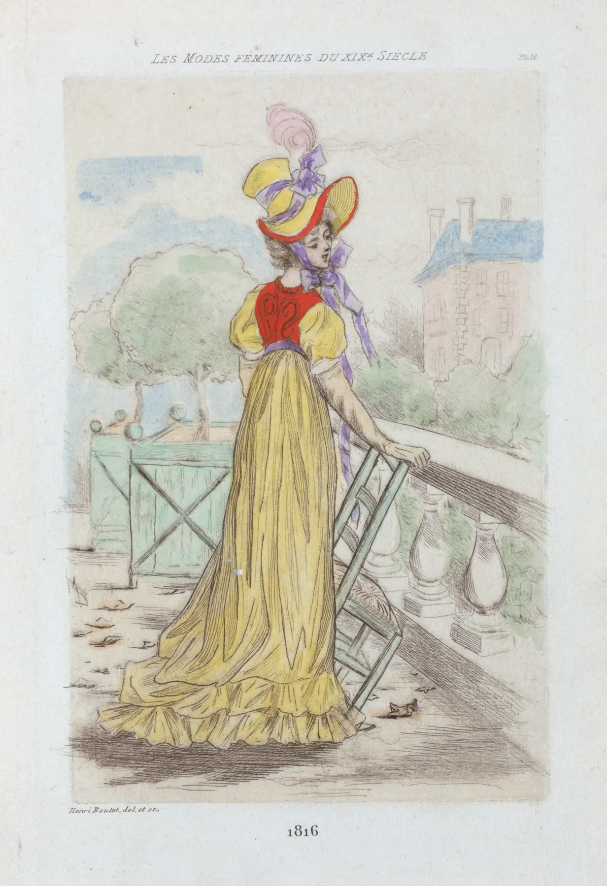 1815 Womens Fashion In Nineteenth Century Paris Wall Art by Henri Boutet - High-Resolution Digital Print