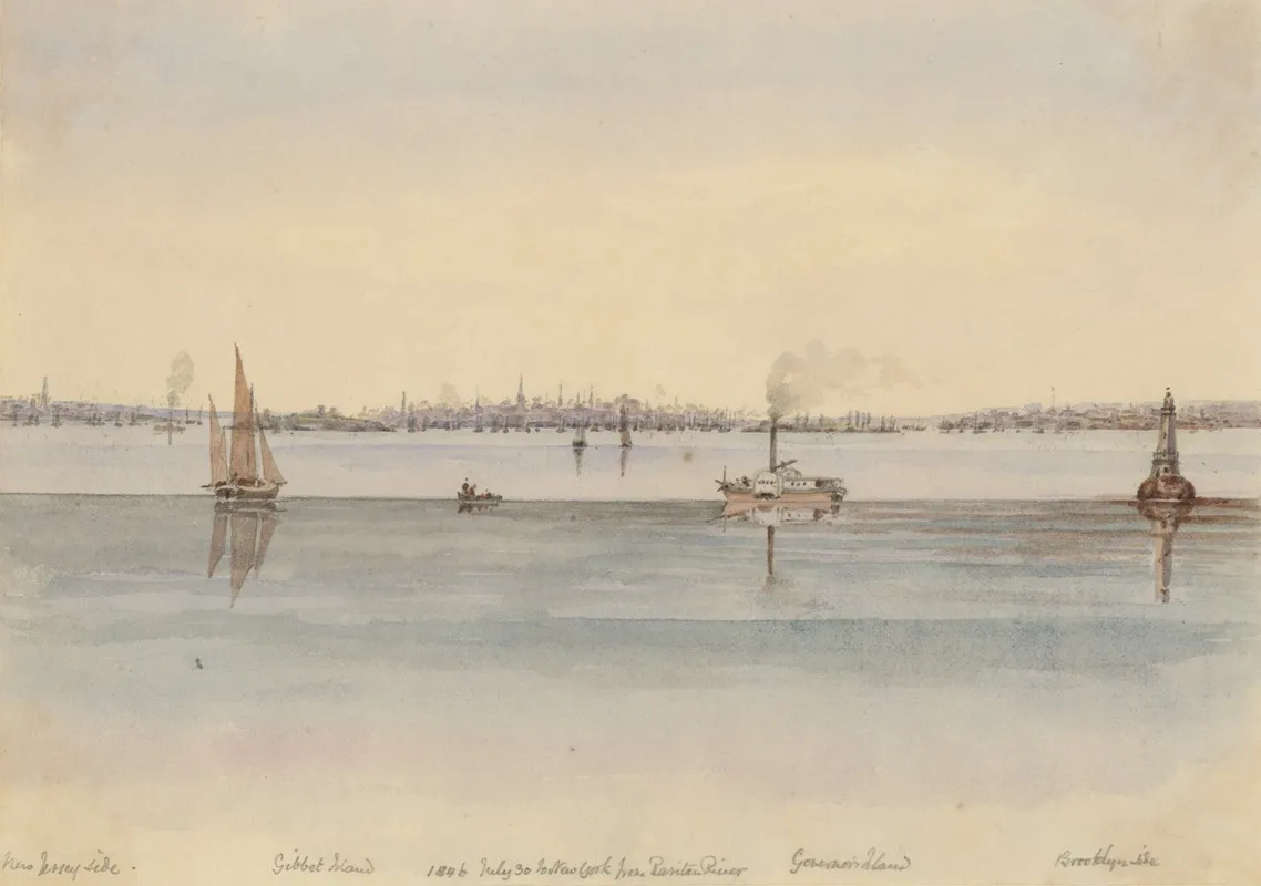 1846 July 30 To New York From Raritan River