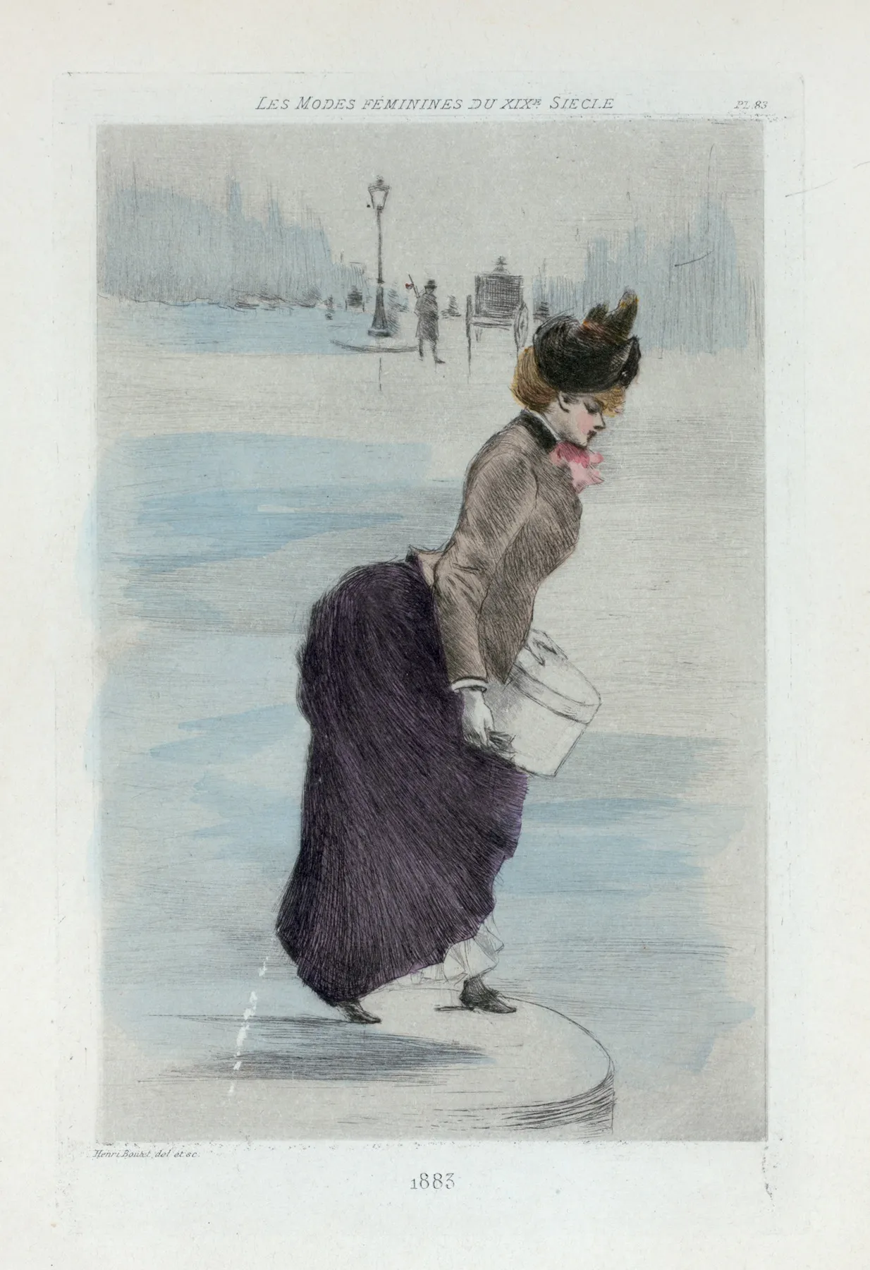 1883 Womens Fashion In Nineteenth Century Paris Wall Art by Henri Boutet - High-Resolution Digital Print