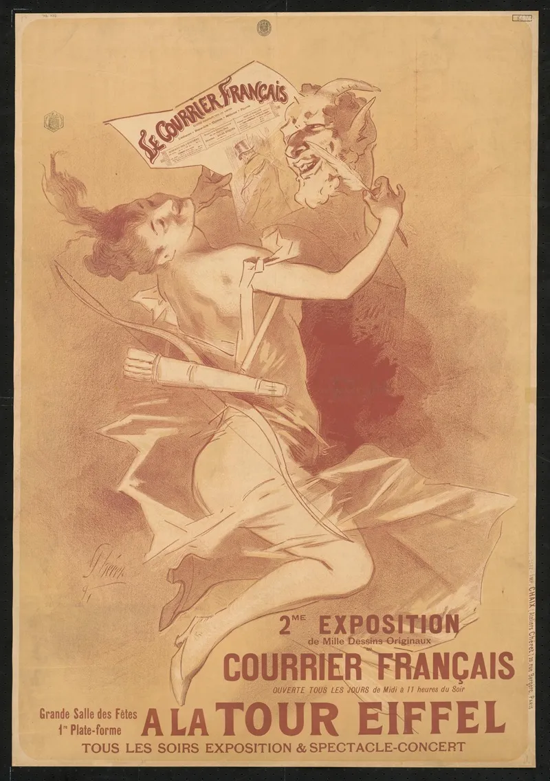 2 Exposition De Mille Dessins Originaux Du Courrier Francais