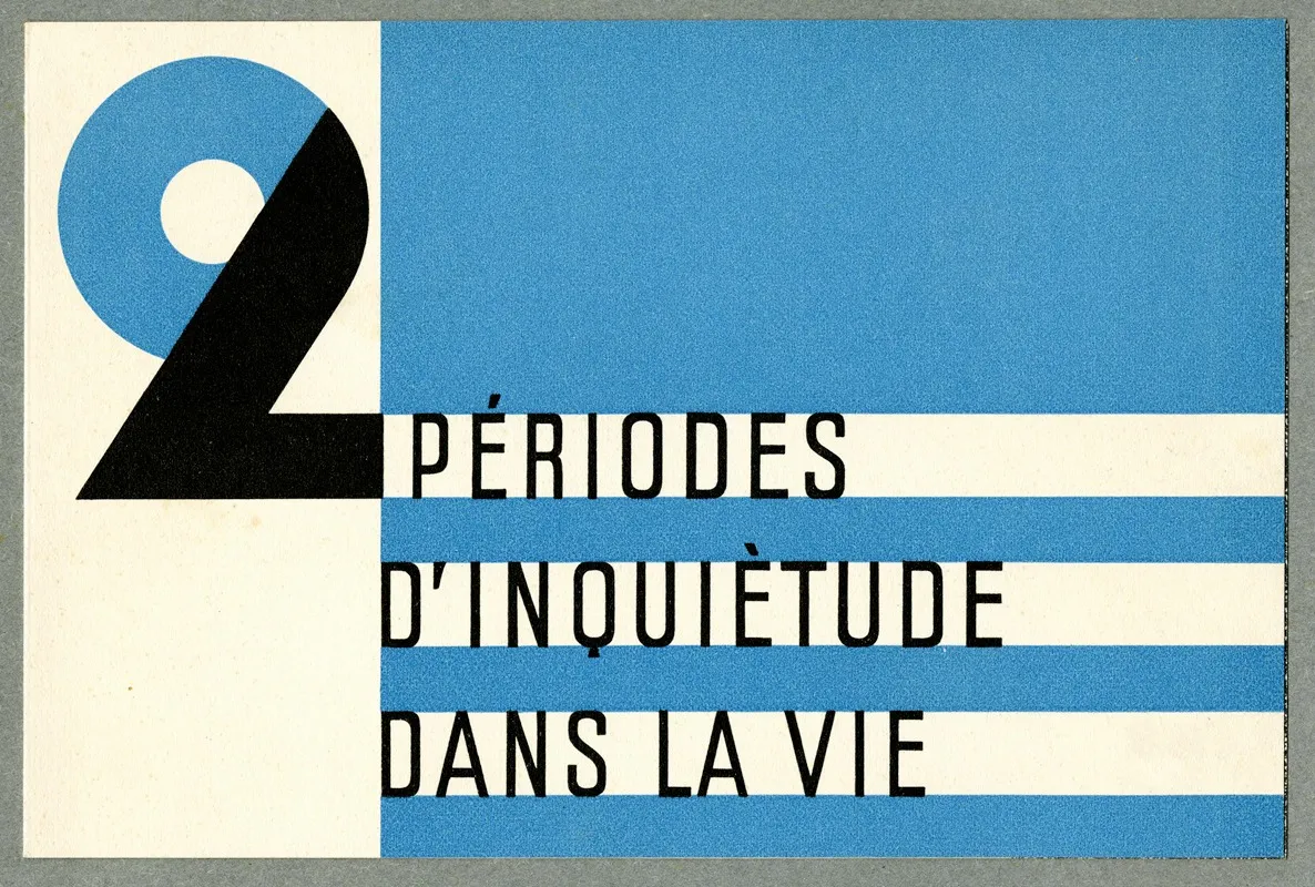 2 Periodes Dinquietude Dans La Vie Wall Art by Anonymous - High-Resolution Digital Print