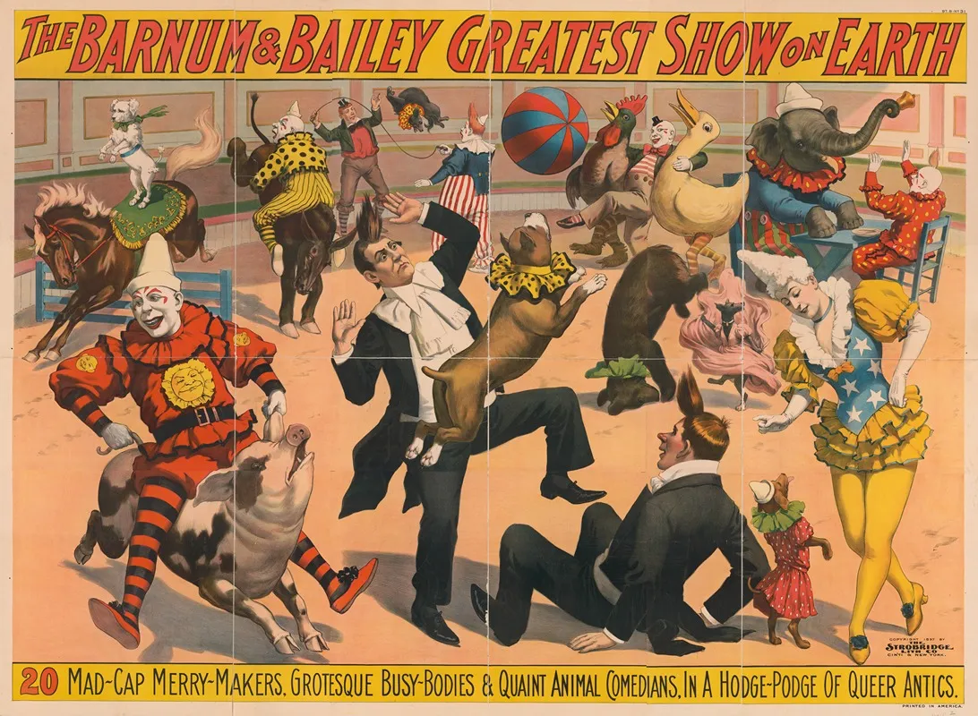 20 Mad Cap Merry Makers Grotesque Busy Bodies Quaint Animal Comedians In A Hodge Podge Of Queer Antics
