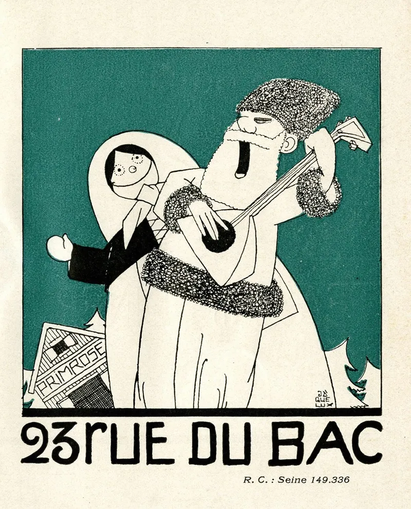 23 Rue Du Bac Wall Art by Lucien Jaquelux - High-Resolution Digital Print