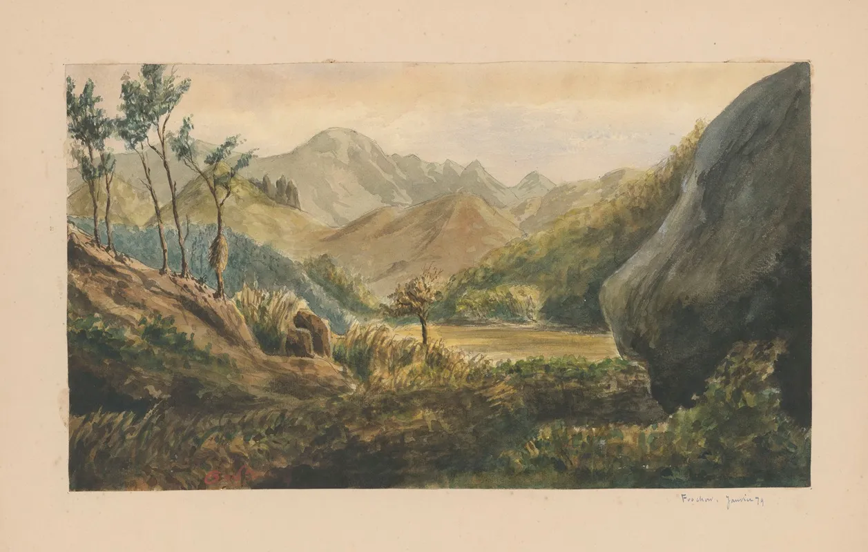 25 Aquarelles Par Auguste Mouillesaux De Bernieres Pl 06