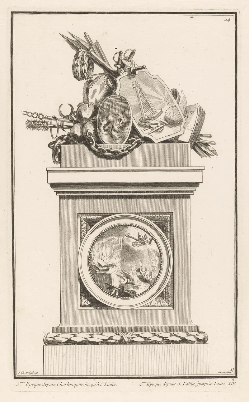 3eme Epoque Depuis Charlemagne Jusqua S Louis 4eme Epoque Depuis S Louis Jusqua Louis Xiv Wall Art by Jean-Charles Delafosse - High-Resolution Digital Print