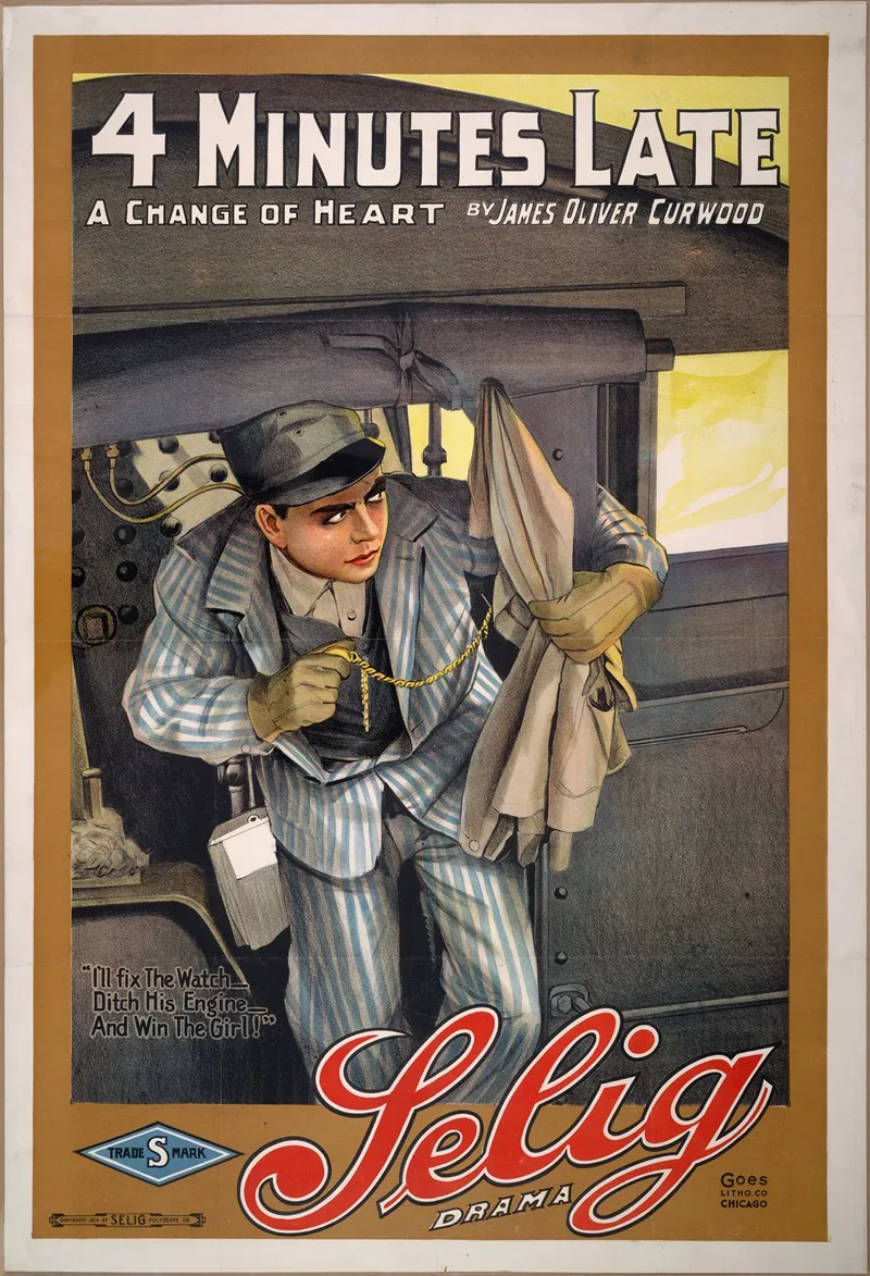 4 Minutes Late A Change Of Heart Wall Art by Goes Litho. Co. - High-Resolution Digital Print