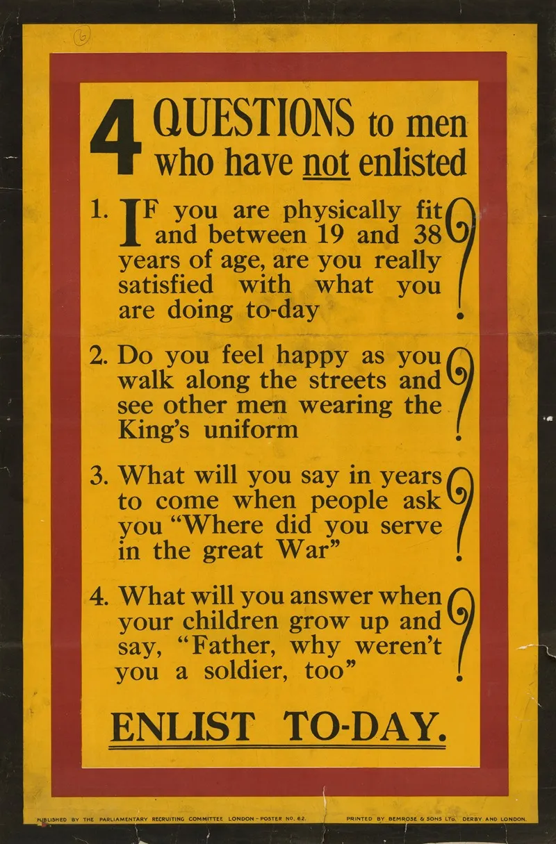 4 Questions To Men Who Have Not Enlisted