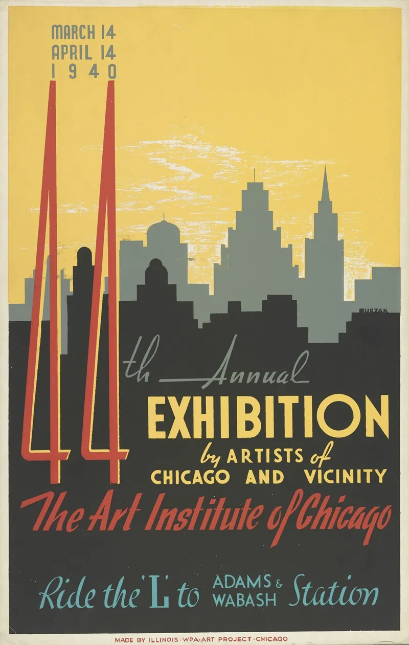 44th Annual Exhibition By Artists Of Chicago And Vicinity 2 Wall Art by John Buczak - High-Resolution Digital Print