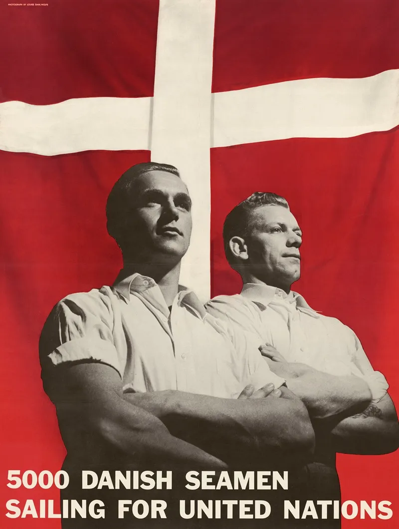 5000 Danish Seamen Sailing For United Nations Wall Art by Louise Dahl-Wolfe - High-Resolution Digital Print