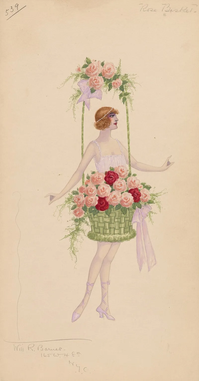 539 Rose Basket
