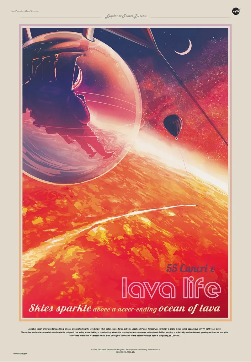 55 Cancri E Wall Art by NASA - High-Resolution Digital Print