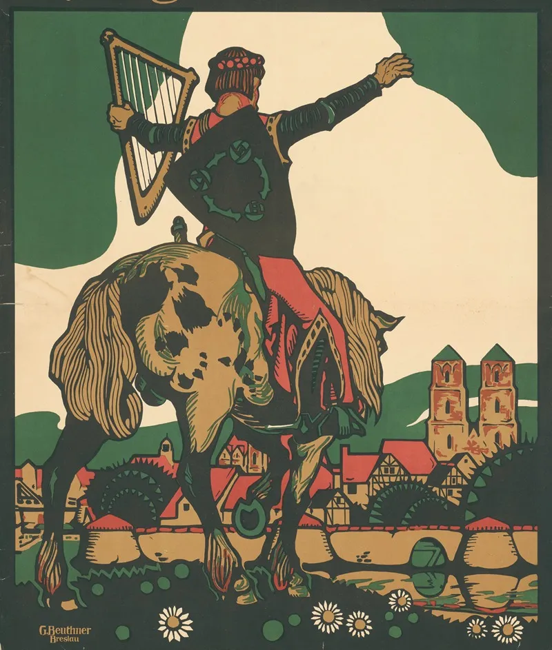 7 Deutsches Sanger Bundesfest Breslau 1907 2 Wall Art by Gerhard Beuthner - High-Resolution Digital Print