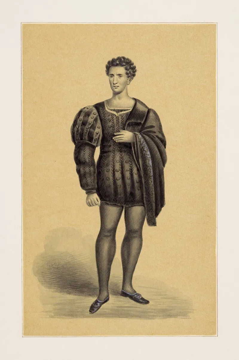 A A Addams As Hamlet Wall Art by Augustus Toedteberg - High-Resolution Digital Print