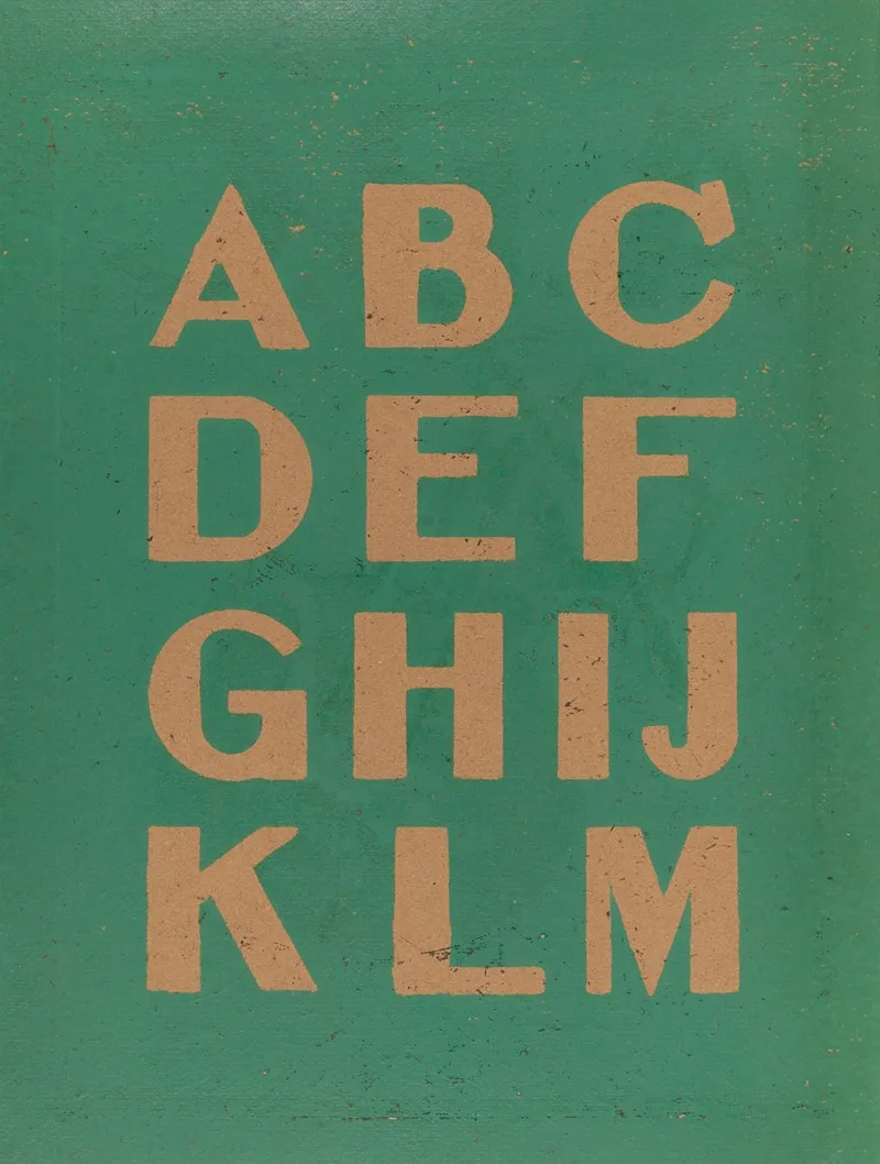 A B C Alphabet Des Petits Poissons Et Des Gros Pl 02 Wall Art by Maurice Lorrain - High-Resolution Digital Print