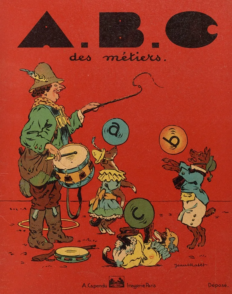 A B C Des Metiers Abecedaire Pl 01 Wall Art by Jean François Matet - High-Resolution Digital Print