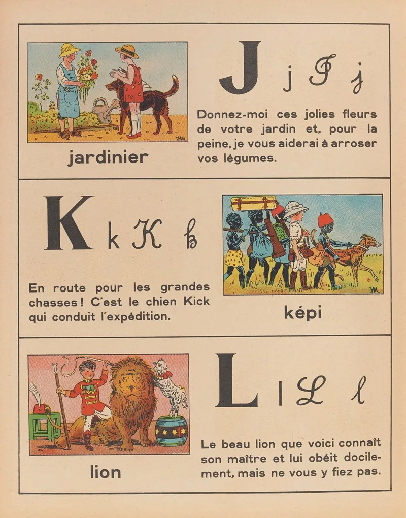 A B C Des Metiers Abecedaire Pl 06 Wall Art by Jean François Matet - High-Resolution Digital Print