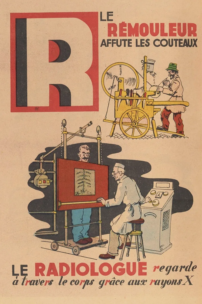 A B C Des Metiers Pl 19 Wall Art by Agence Gutenberg - High-Resolution Digital Print