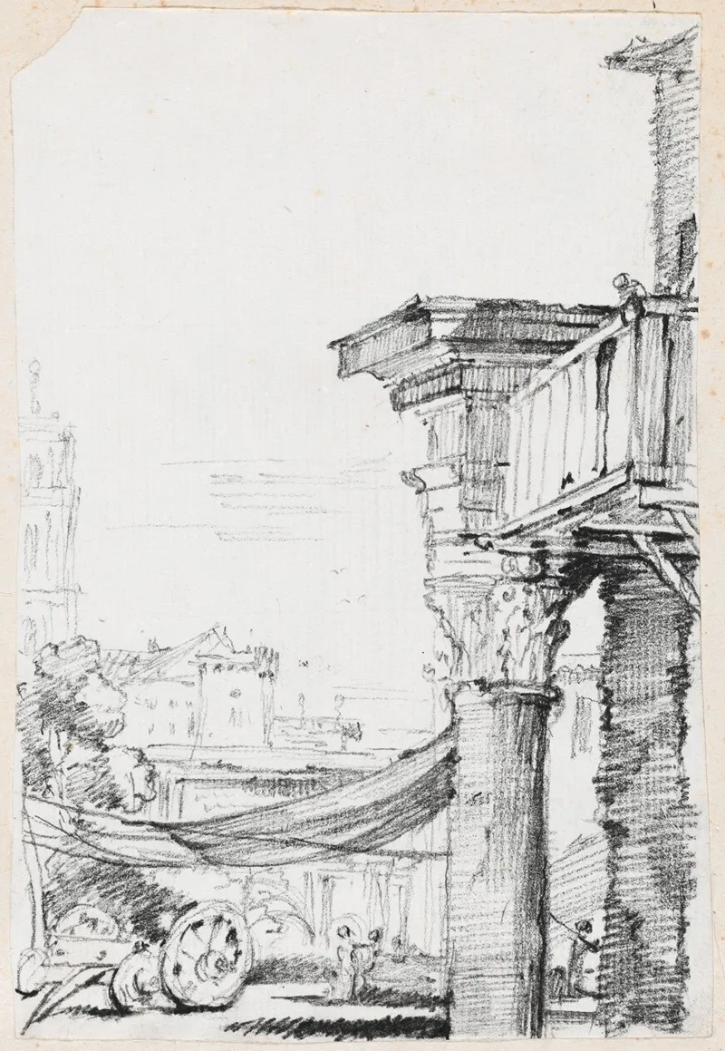 A Balcony In The Roman Forum