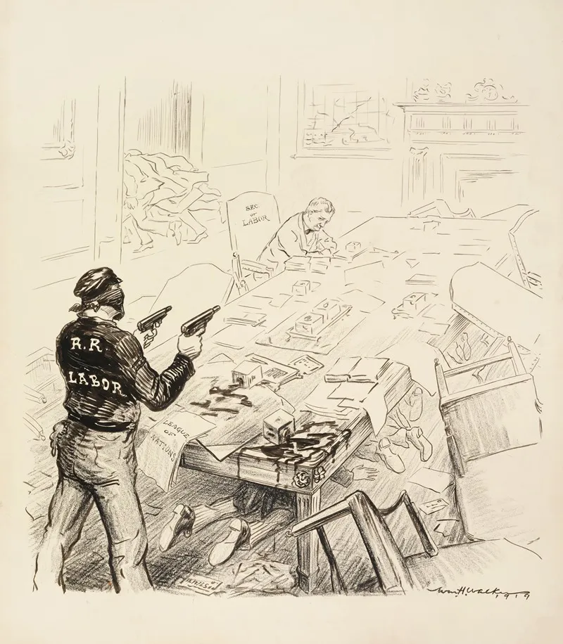 A Bandit Representing Railroad Labor Attacks The Cabinet Office