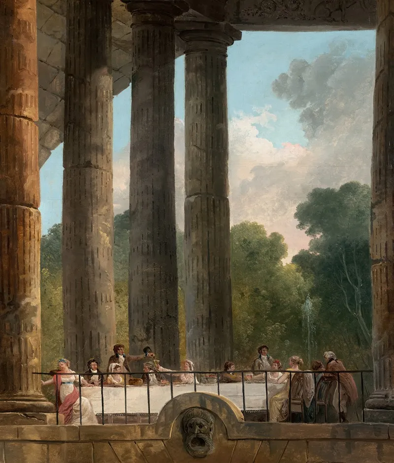A Banquet In The Ruins Of A Temple