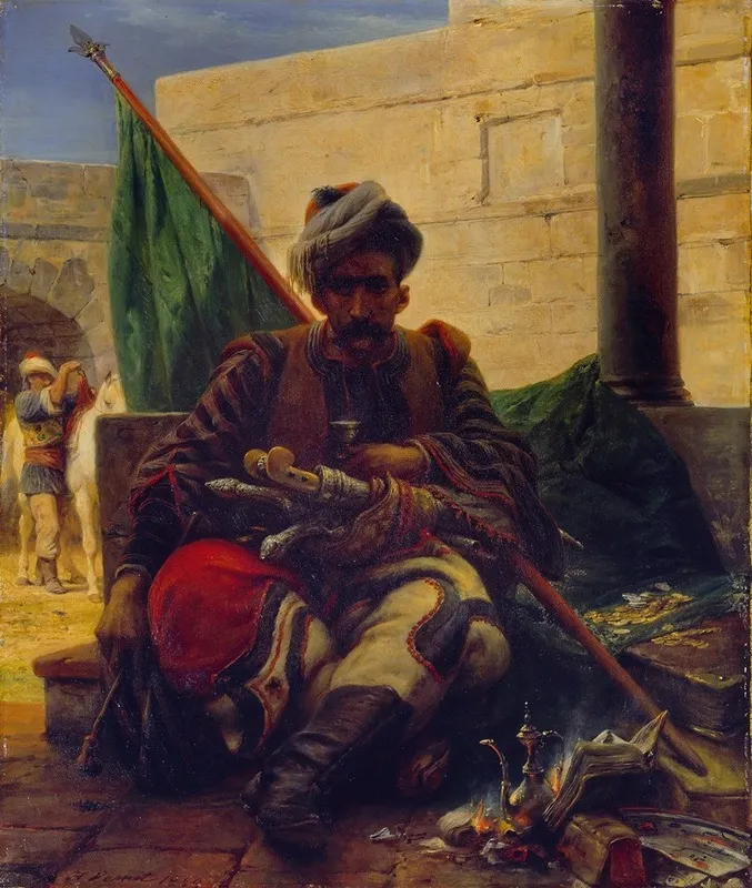 A Bashi Bazouk 2 Wall Art by Horace Vernet - High-Resolution Digital Print