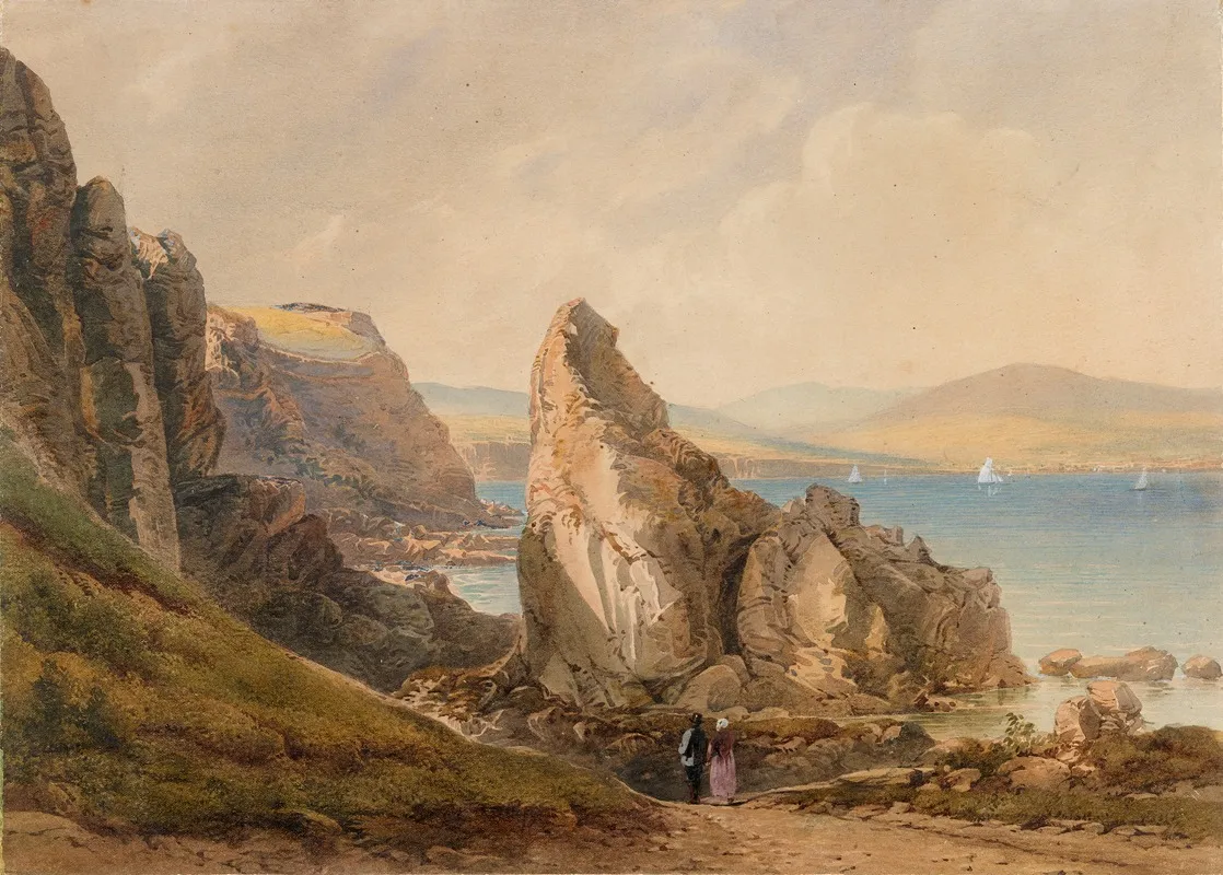 A Bay Near Howth County Dublin Wall Art by Henry Newton - High-Resolution Digital Print