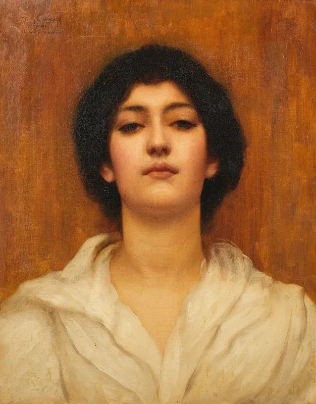 A Beauty 2 Wall Art by John William Godward - High-Resolution Digital Print
