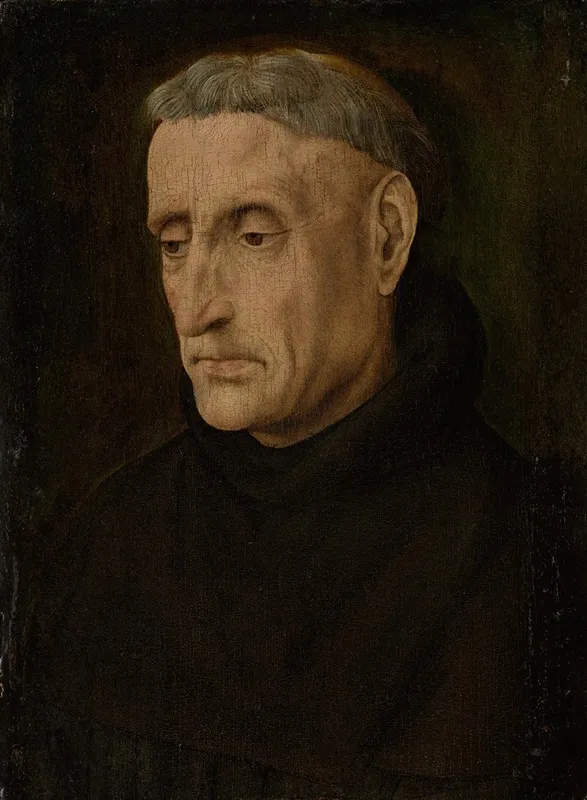 A Benedictine Monk Wall Art by Hugo van der Goes - High-Resolution Digital Print