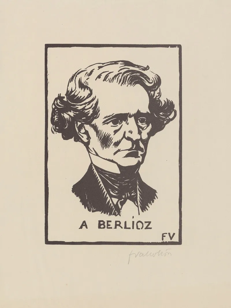 A Berlioz Wall Art by Félix Vallotton - Canvas Print